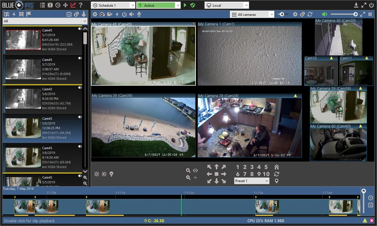 Blue Iris video security software