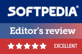 Softpedia Editor's review — five stars, rated Excellent